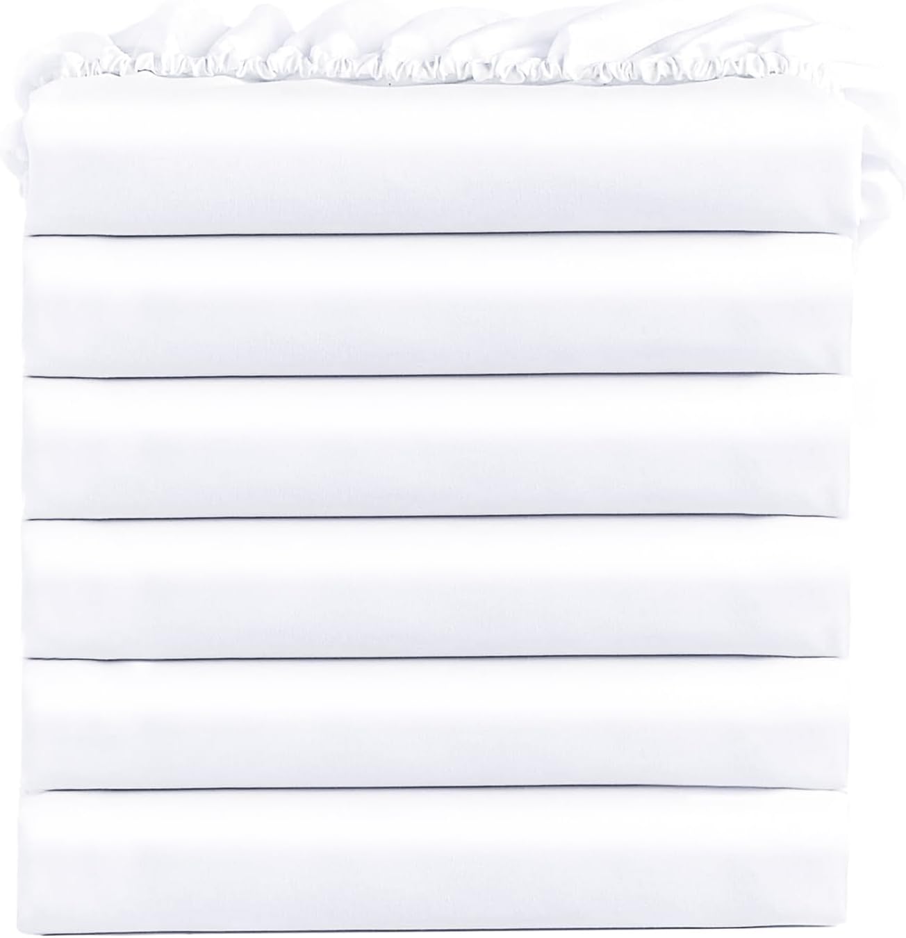 FreshCulture Twin Fitted Sheets 6 Pack Deep Pocket Soft Microfiber
