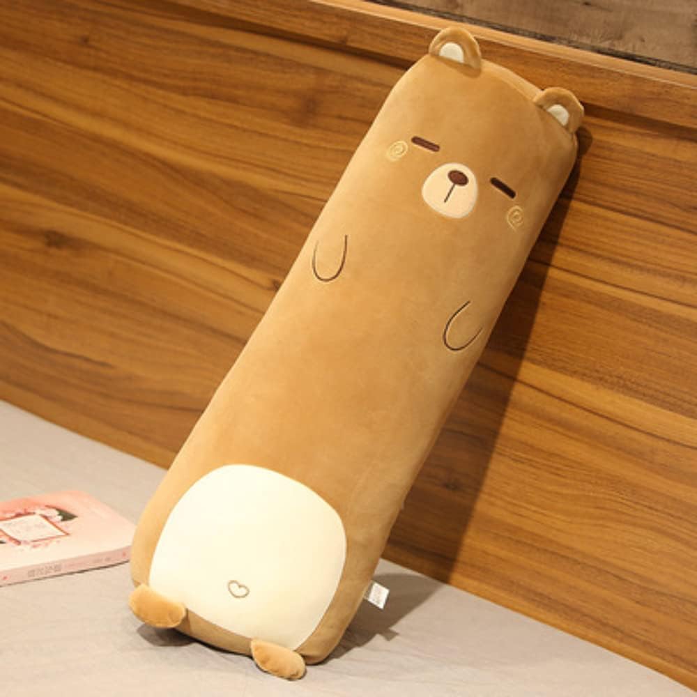 MUPI Brown Bear Body Pillow 27 Inch Plush