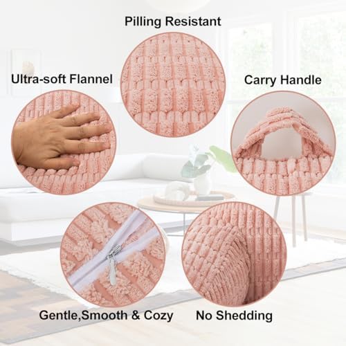 Holawakaka Reading Pillow with Arms - Light Pink