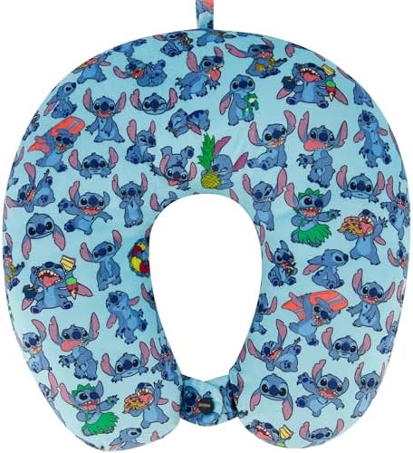 Disney Stitch Travel Neck Pillow for Kids - Blue