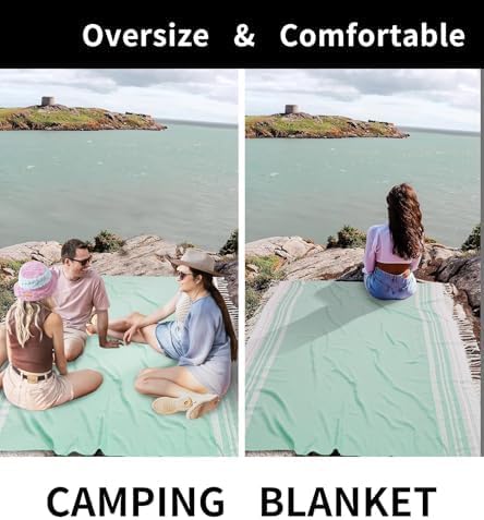 Genovega Lightweight Summer Throw Blanket Queen Size