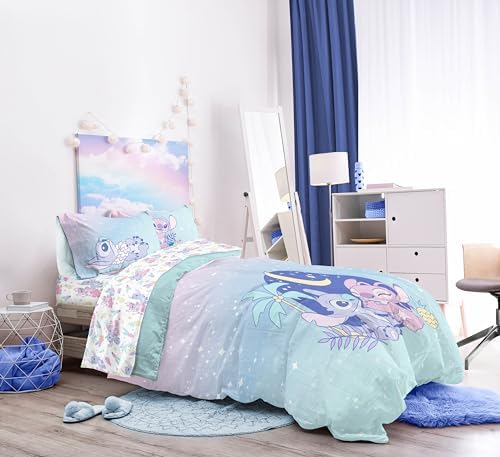 Jay Franco Disney Lilo and Stitch Comforter Set - 5 Piece Kids Bedding