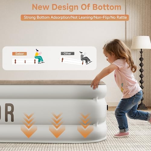 Sebor Queen Air Mattress with Electric Pump 18
