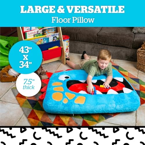 BigMouth Dinosaur Floor Pillow for Kids