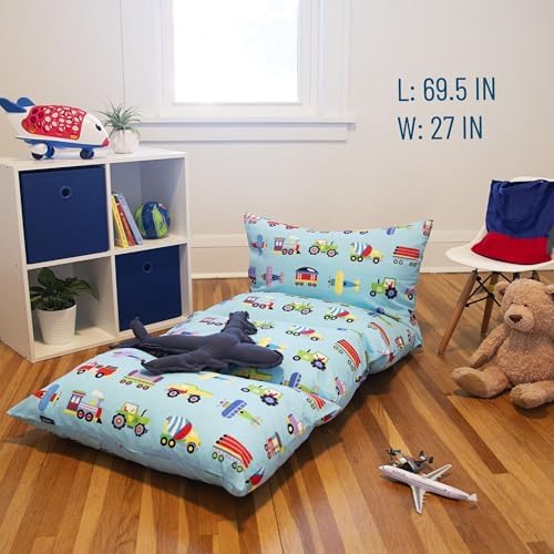 Wildkin Kids Floor Lounger Travel-Friendly Sleepover Ready Fits Standard Pillows