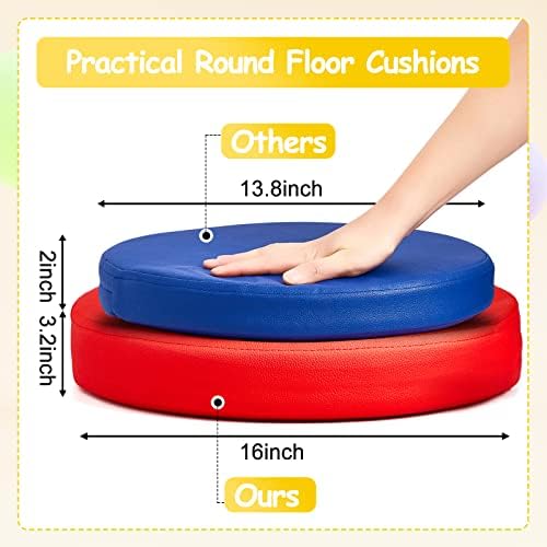 Marsui 8 Pcs Thick Floor Cushions for Classroom 1
