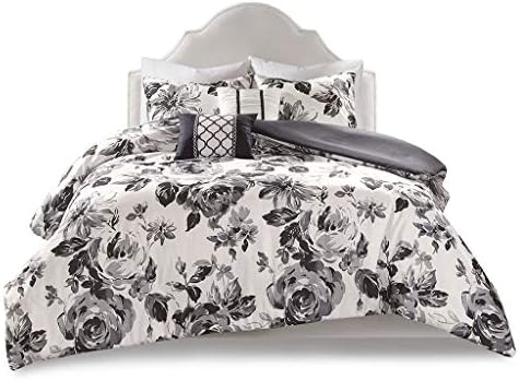 Urban Habitat Kids Intelligent Design Dorsey Duvet Cover Reversible BlackWhite QueenFull