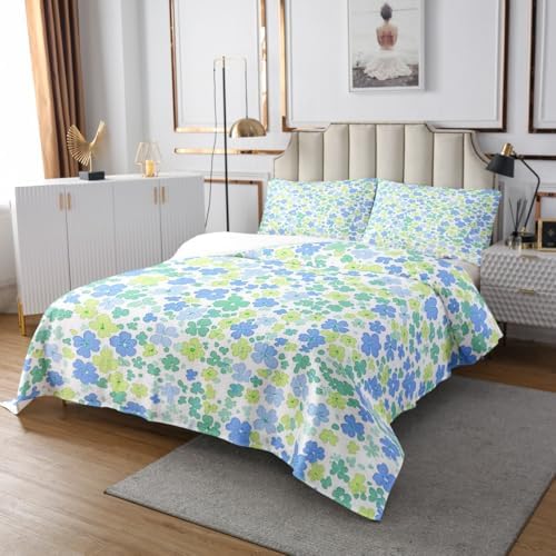 Erosebridal Kids Floral Bedspread Set Queen Size
