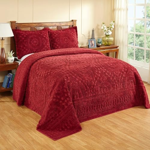 Better Trends Chenille Bedspread King Size 100 Cotton