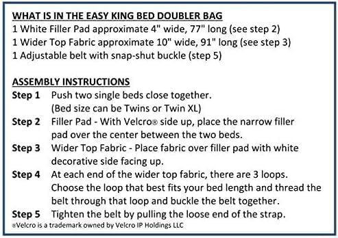Easy King Bed Bridge For Split King Adjustable Beds