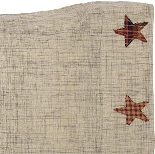VHC Brands Abilene Star Pillow Case Set of 2 Tan
