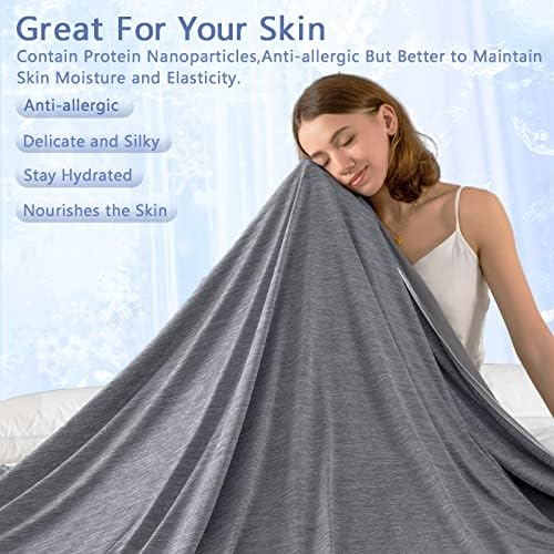 Topcee Cooling Blanket Queen Size 90x90 for Hot Sleepers