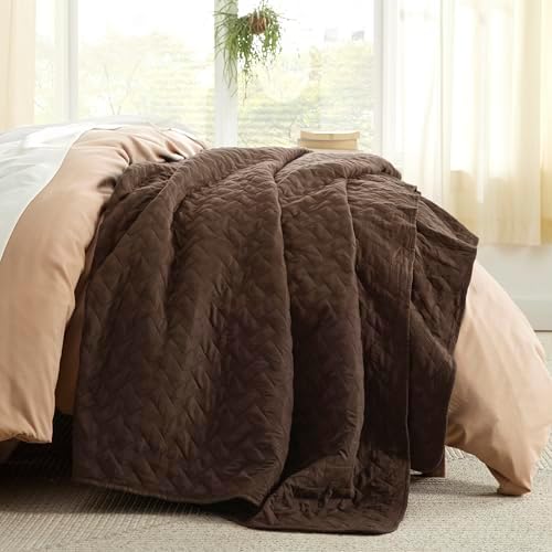 Bedsure Queen Quilt - Lightweight Bedspread with Basket Weave Pattern Soft and Durable