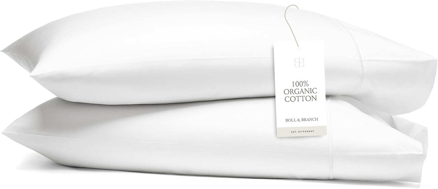 Boll Branch Signature Hemmed Pillowcase Set - King White 1