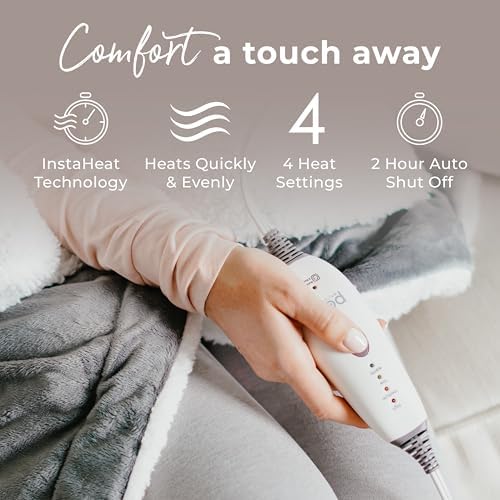 Pure Enrichment Heated Weighted Blanket 13 lbs 50x60 2-in-1