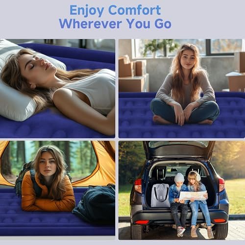 Sebor Air Mattress Full with Built-in Pump 18 Inch