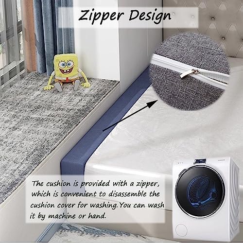 Custom Size Bed Gap Filler with Washable Cover 1