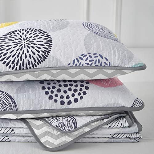 UOZZI BEDDING Kids Quilt Set 2 Piece Reversible