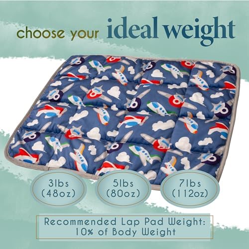 Florensi Weighted Lap Pad for Kids 3 lbs - Soft Comfortable
