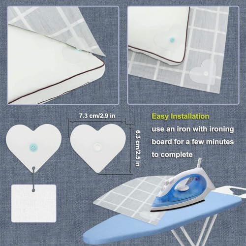 HX AURIZE 16 Pcs Duvet Cover Snaps Fasteners Set
