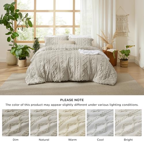 Bedsure Tufted Boho Comforter Set King
