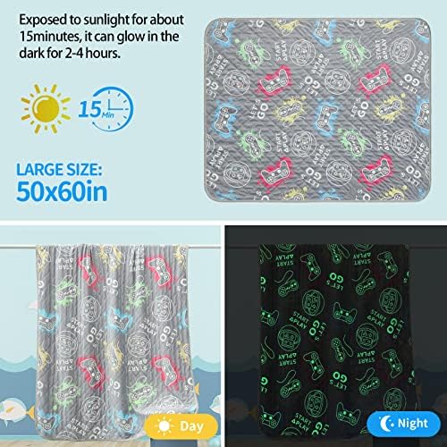 Glow in The Dark Cooling Blanket for Boys
