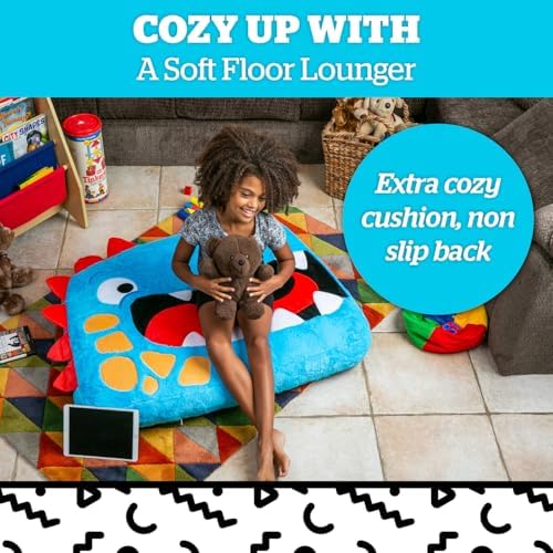 BigMouth Dinosaur Floor Pillow for Kids