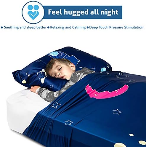 Friendly Cuddle Sensory Compression Sheet for Kids Twin Size