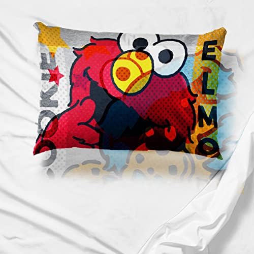 Jay Franco Sesame Street Elmo Pillowcase 2 Pack - Double Sided Kids Bedding