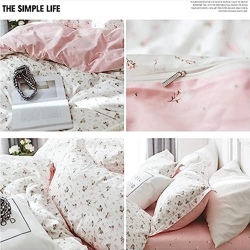 AMWAN Floral Duvet Cover Queen Set