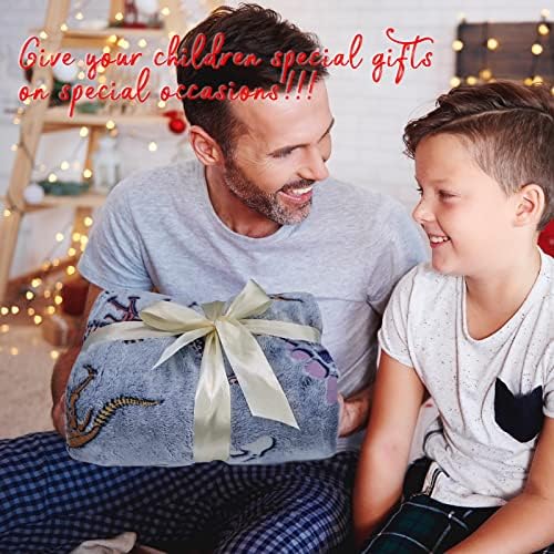Glow in the Dark Dinosaur Throw Blanket for Kids