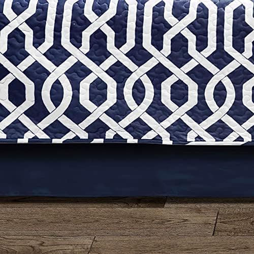 Lush Decor Navy White Trellis Daybed Cover Set 6 Piece