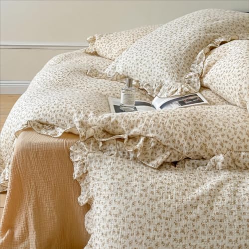 BuLuTu Muslin Kids Duvet Cover Full Size
