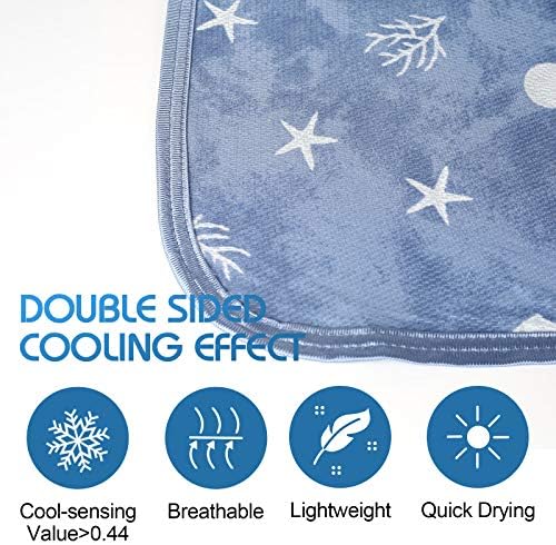 Ailemei Direct Cooling Throw Blanket 50x70 Inch Double Sided