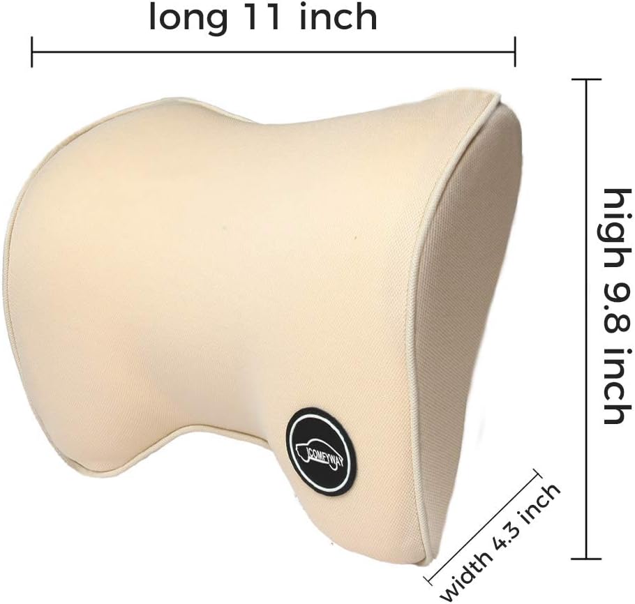 ICOMFYWAY Car Neck Pillow for Neck Pain Relief and Comfort