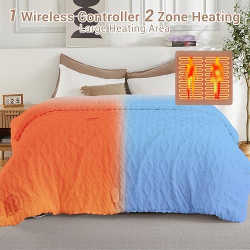 STARBEDIA Heated Comforter Blanket Queen Size