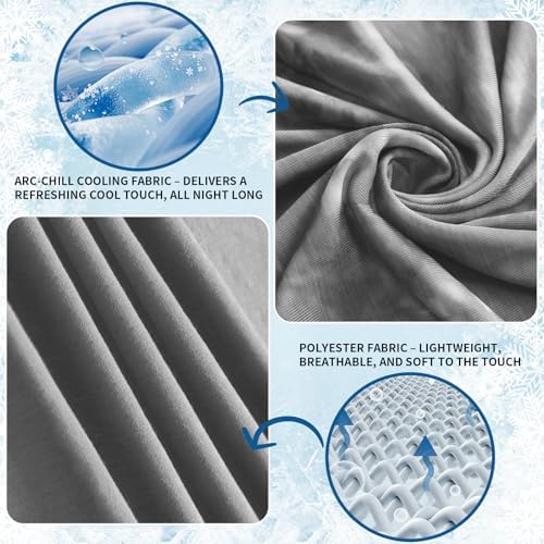 Guohaoi Cooling Throw Blanket for Hot Sleepers Full Size 60x90