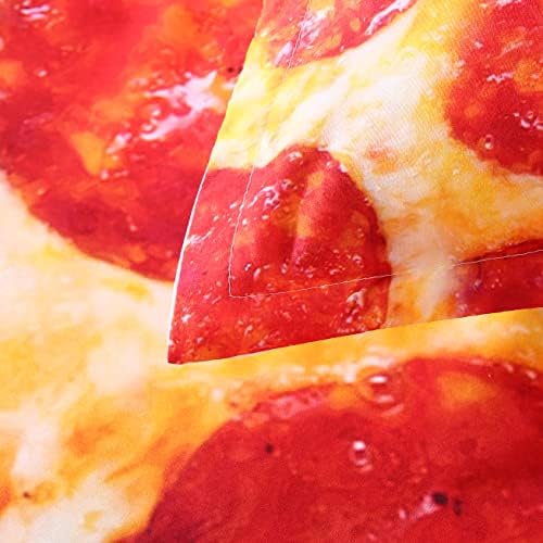 QJMiaofang Kids Funny Pizza Bed Sheet Set 3PCS Queen Size