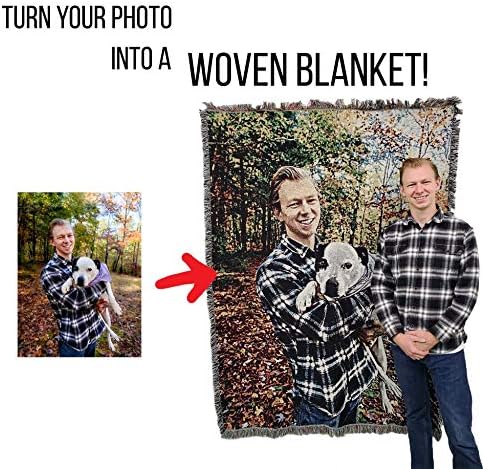 Pure Country Weavers Custom Woven Photo Throw Blanket 72x54