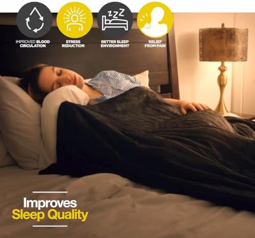 Medical King Heated Blanket - 50x60 Gray 10 Heating Settings