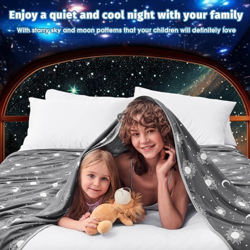 Inhand Cooling Blanket Queen Size - Dark Grey Sky