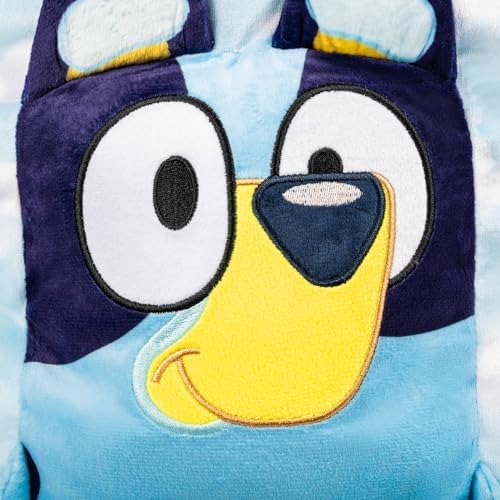 Bluey 3D Snuggle Pillow - 15 Inches Soft Plush Bluey Character Pillow