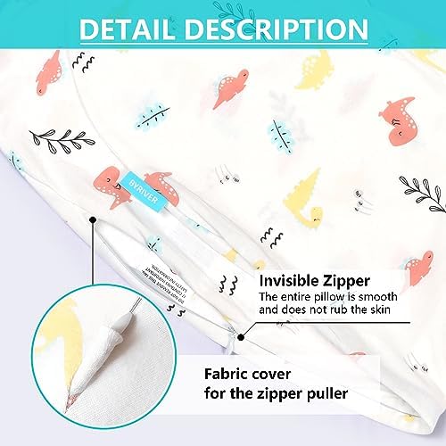 BYRIVER Replacement Pillowcase for Kids Body Pillow