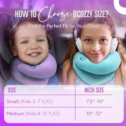 BCOZZY Kids Travel Neck Pillow - 3-7 YO