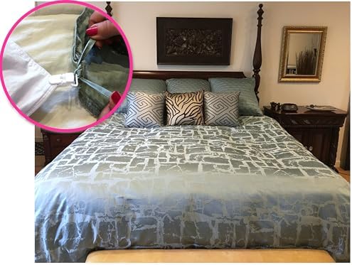 Duvet Clips for Secure Inserts - 12-Piece Set