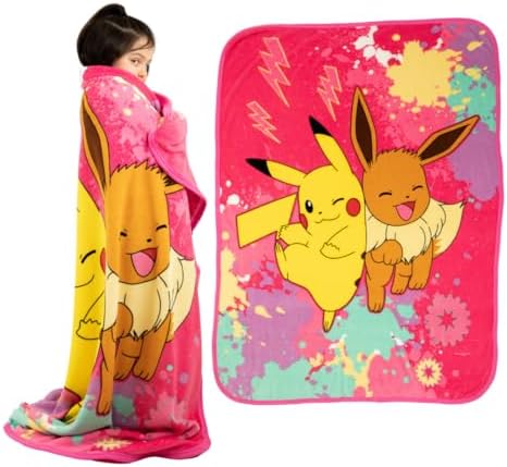 Franco Pokemon Pikachu Eevee Throw 46x60