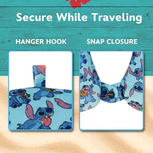 Disney Stitch Travel Neck Pillow for Kids - Blue