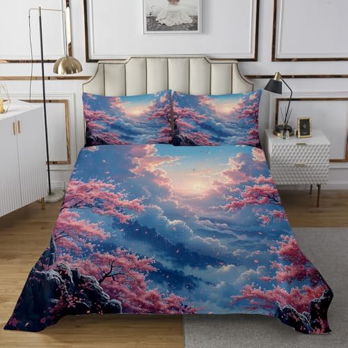 Erosebridal Japanese Anime Queen Quilt Set for Kids 1