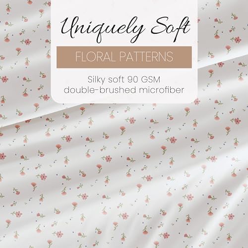 Linen Market Soft Floral Pink Twin Sheet Set 3 Piece