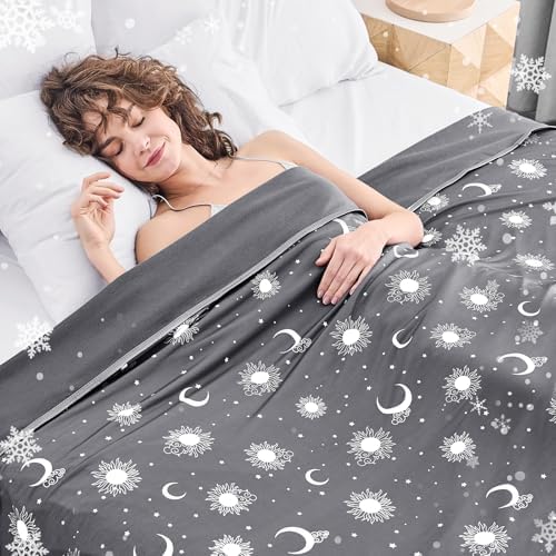 Inhand Cooling Blanket Queen Size - Dark Grey Sky